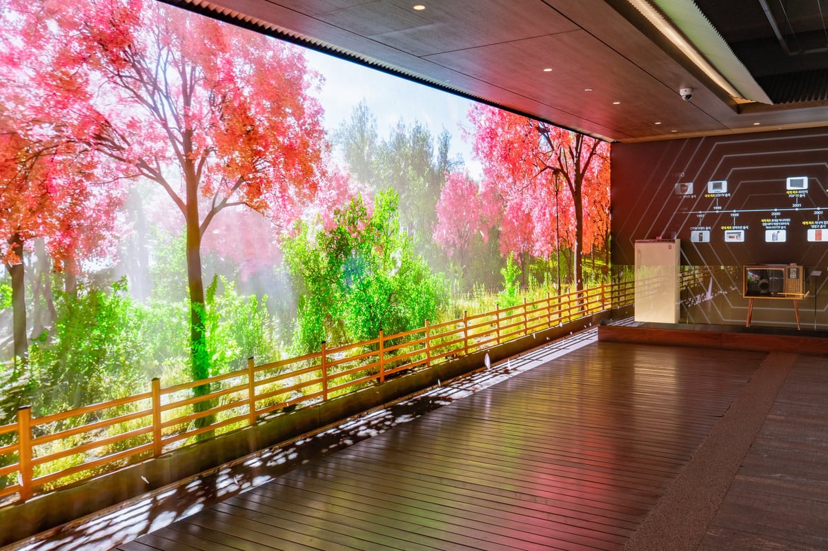 LED display of spring