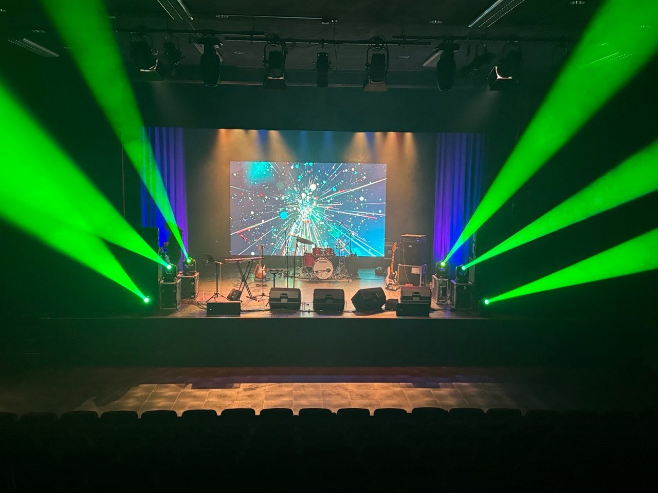 LED scherm op concert - Crystal Screen Events realisatie